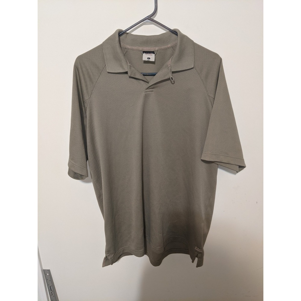Columbia XCO Shirt Men's Large Green Polo Outdoor